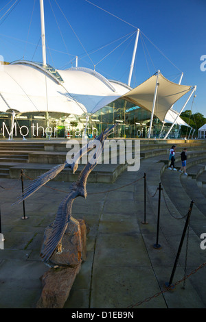 Exterior of Our Dynamic Earth, Holyrood, Edinburgh, Scotland, United Kingdom, Europe Stock Photo