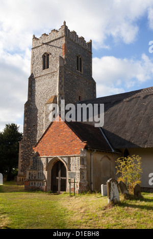 St. Botolphs Church at Iken, Suffolk, England, United Kingdom, Europe Stock Photo