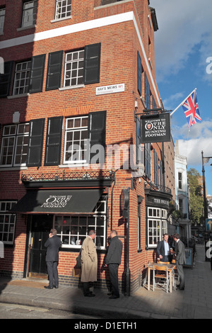 The Only Running Footman public house, 5 Charles Street, Mayfair, London, UK. Stock Photo