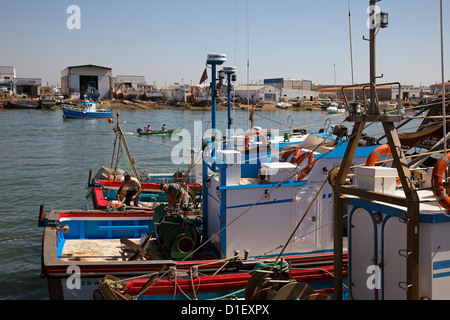 Fishing port Isla Cristina Huelva Andalusia Spain Stock Photo