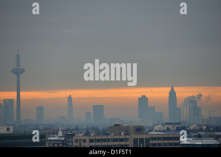 Skyline of the german town Frankfurt. Photo: Frank May Stock Photo
