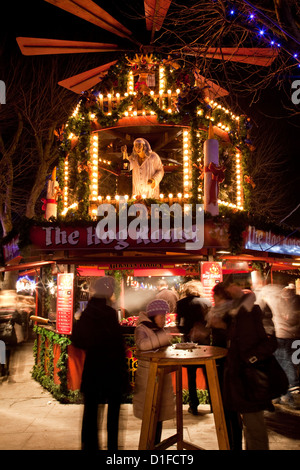 The Southbank Centre Christmas Market; London, England Stock Photo