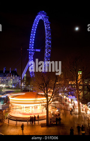 The Southbank Centre Christmas Market; London, England Stock Photo