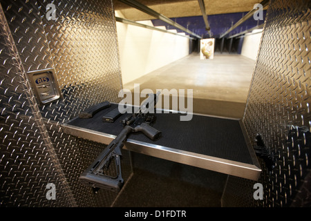 m4 fully automatic assault rifle at a gun range in las vegas nevada usa Stock Photo