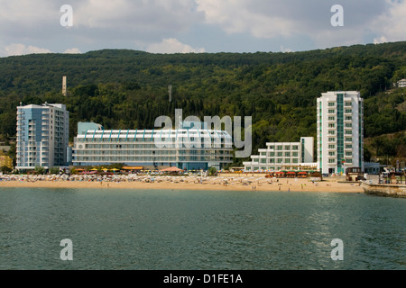 Popular summer resort Golden Sands, Bulgaria Stock Photo