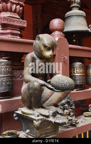 Detail, The Golden Temple, Patan, UNESCO World Heritage Site, Bagmati, Central Region (Madhyamanchal), Nepal, Asia Stock Photo