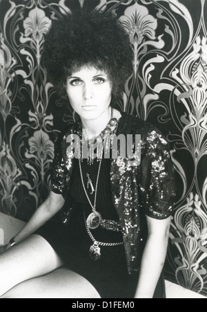 JULIE DRISCOLL Promotional photo of UK pop singer in  1967 Stock Photo