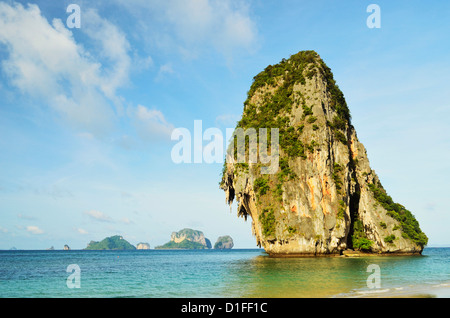 Koh Nok, Pranang Cave Beach, Rai Leh (Railay), Andaman Coast, Krabi Province, Thailand, Southeast Asia, Asia Stock Photo