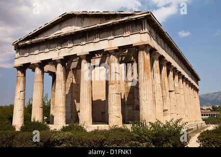 Temple of Hephaestus In Athens Stock Photo