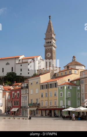 Piran, Istria, Adriatic Coast, Slovenia, Europe Stock Photo