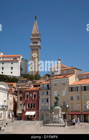 Piran, Istria, Adriatic Coast, Slovenia, Europe Stock Photo