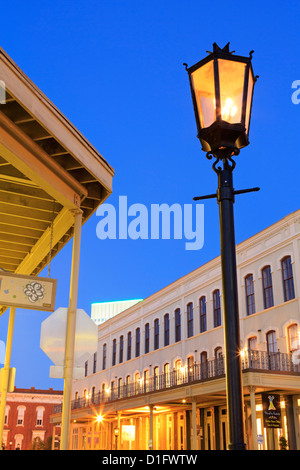 Historic Strand District, Galveston, Texas, United States of America, North America Stock Photo