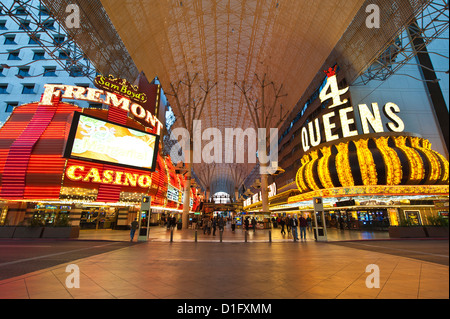 Fremont Street Experience, Las Vegas, Nevada, United States of America, North America Stock Photo