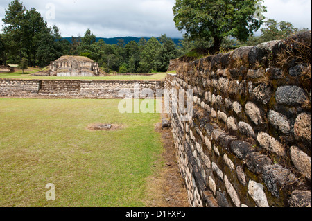 The ruins of Iximche near Tecpan, Guatemala, Central America Stock Photo