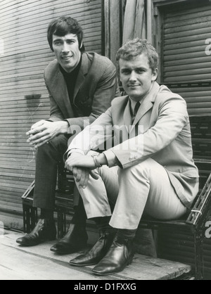 DAVID and JONATHAN UK pop duo in January 1966 with Roger Cook at left ...