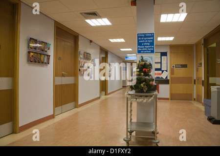 Ysbyty Gwynedd Bangor North Wales Outpatients Clinic and Orthotics Department in Hospital Stock Photo