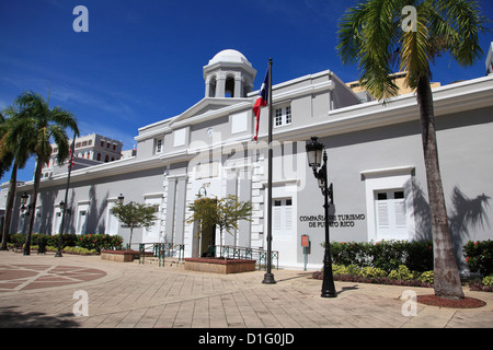 Museum, Puerto Rico Tourism Company, Paseo de la Princesa, Old San Juan, San Juan, Puerto Rico, West Indies Stock Photo