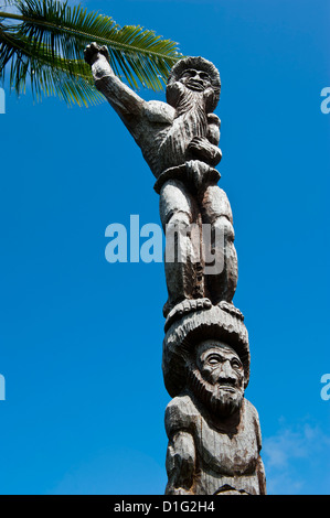 Tjibaou cultural center in Noumea, New Caledonia, Melanesia, South Pacific, Pacific Stock Photo