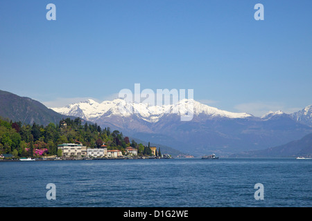 Grand Hotel, Cadenabbia in spring sunshine, Lake Como, Lombardy, Italian Lakes, Italy, Europe Stock Photo