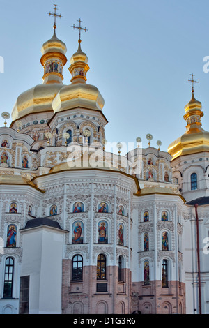 Uspenskiy Cathedral in Pechersk Lavra monastery in Kiev, Ukraine. UNESCO world heritage. Stock Photo