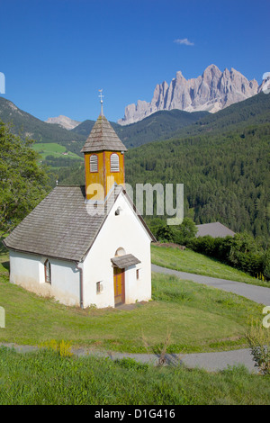Church, Val di Funes, Bolzano Province, Trentino-Alto Adige/South Tyrol, Italian Dolomites, Italy, Europe Stock Photo