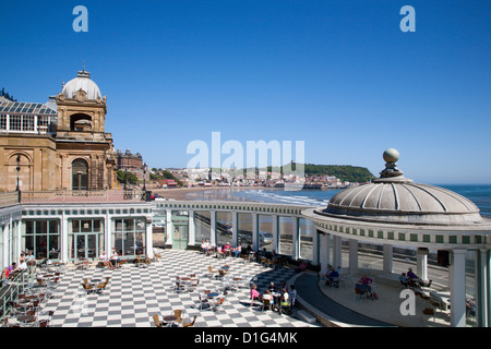 The Sun Court at the Spa Complex ,Scarborough, North Yorkshire, Yorkshire, England, United Kingdom, Europe Stock Photo