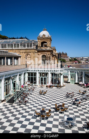 The Sun Court at the Spa Complex, Scarborough, North Yorkshire, Yorkshire, England, United Kingdom, Europe Stock Photo
