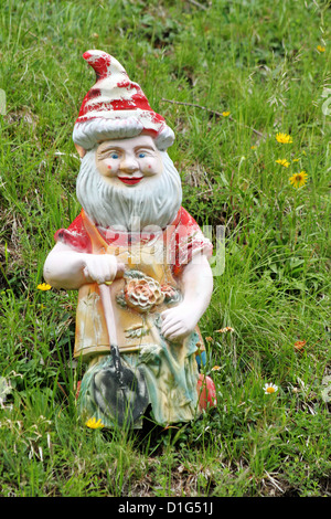 Garden Gnomes of A Traditional House At Tasch Near Zermatt In the