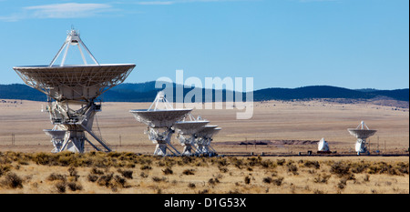 Very Large Array astronomical radio observatory, New Mexico Stock Photo