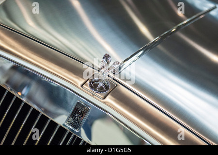 Rolls Royce Detail with Emblem ans Stock Photo