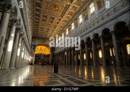 Italy, Rome, basilica di San Paolo Fuori le Mura Stock Photo