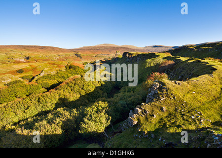 The Fairy (Faerie) Glen near Uig on the Isle of Skye, Inner Hebrides, Scotland, United Kingdom, Europe Stock Photo