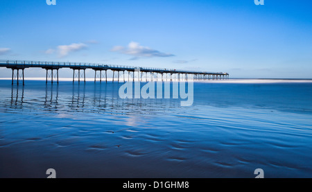 The pier at Saltburn by the Sea, North Yorkshire, Yorkshire, England, United Kingdom, Europe Stock Photo