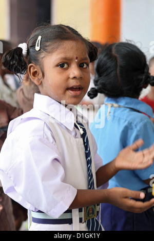 Vijayawada, India, a student in the classroom Stock Photo