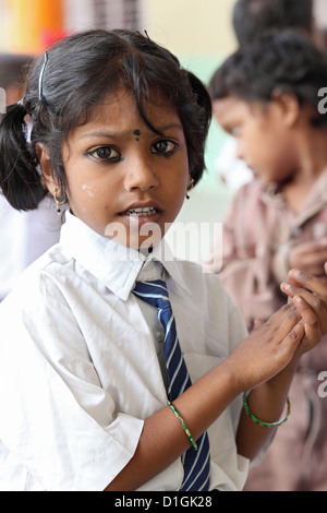 Vijayawada, India, a student in the classroom Stock Photo