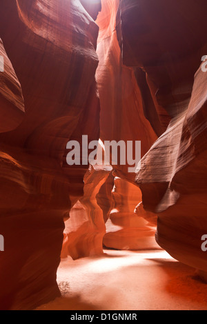 Upper Antelope Canyon (Tse' bighanilini), LeChee Chapter, Navajo Nation, Arizona, United States of America, North America Stock Photo