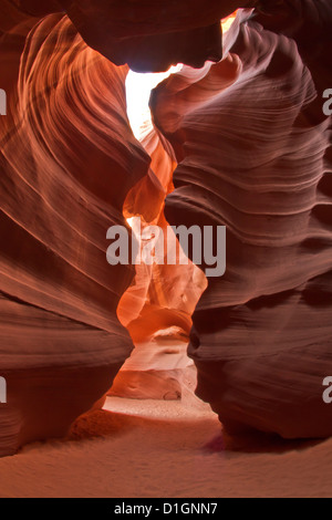 Upper Antelope Canyon (Tse' bighanilini), LeChee Chapter, Navajo Nation, Arizona, United States of America, North America Stock Photo