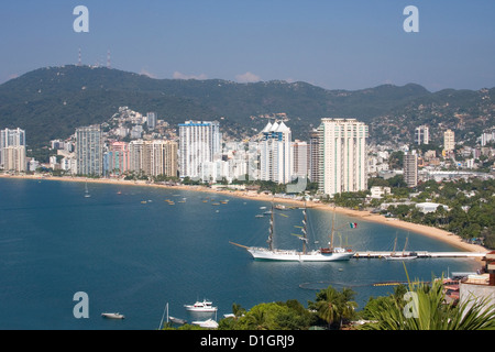 Acapulco beach front, Mexico Stock Photo