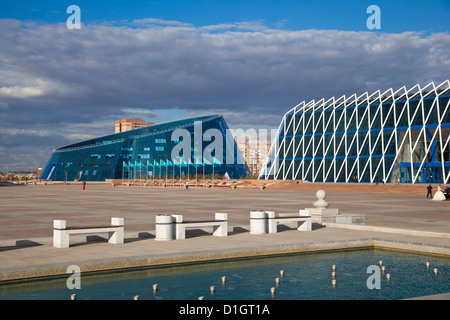 Shabyt Palace of Arts and Palace of Independence, Astana, Kazakhstan, Central Asia, Asia Stock Photo