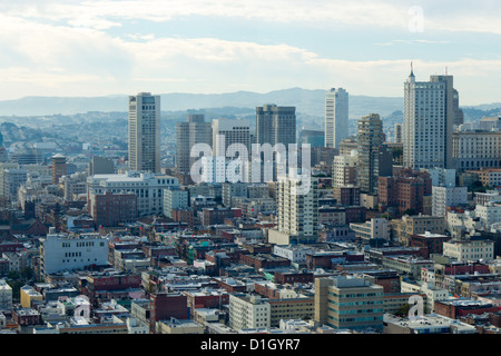 San Francisco Residential area cityscape Stock Photo