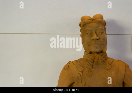 Statue of a Chinese man Stock Photo