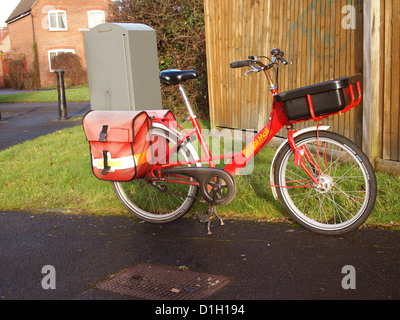 December 2012 - A well used postman's unisex bike in Bradley Stoke, Bristol,