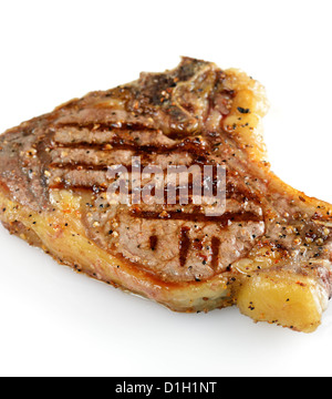 Grilled Beef Steak ,Close Up Stock Photo