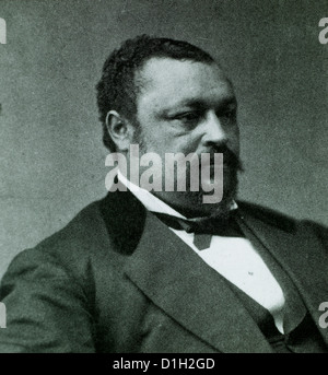 Blanche K. Bruce (1841-1898), Black U.S. Senator from Mississippi During Reconstruction, Portrait Stock Photo