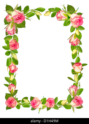 Green bamboo steam frame isolated on transparent background. Vector Stock Vector Art