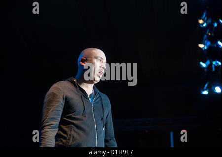 LINCOLN, CA – December 21: Jo Koy performs at Thunder Valley Casino Resort in Lincoln, California on December 21, 2012 Stock Photo