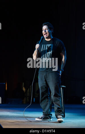 LINCOLN, CA – December 21: James Ponce opens for Jo Koy at Thunder Valley Casino Resort in Lincoln, California on December 21, 2012 Stock Photo