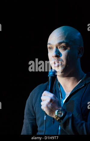 LINCOLN, CA – December 21: Jo Koy performs at Thunder Valley Casino Resort in Lincoln, California on December 21, 2012 Stock Photo