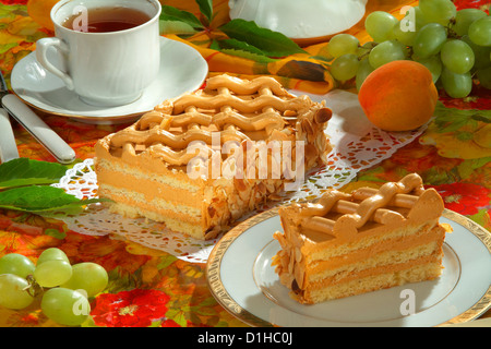 Walnut cake Stock Photo