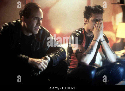 8mm - Acht Millimeter  8mm  Tom Welles (Nicolas Cage), Max California (Joaquin Phoenix) *** Local Caption *** 1999 Columbia Stock Photo